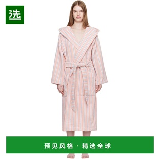 1h可退 香港直邮Tekla 女士 粉色 Terry Hooded 浴袍 HBTH419