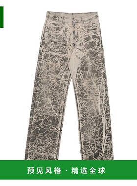 香港直邮Rick Owens Drkshdw 多口袋直筒裤牛仔裤 DS02E7305SDWF