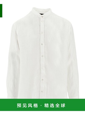 香港直邮Emporio Armani 长袖衬衫 EM000204AF15799阿玛尼亚麻