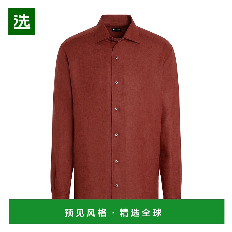 香港直邮Zegna Oasi Lino 衬衫 UFX30A9SRO3