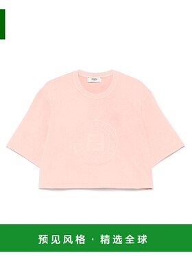 1h可退 香港直邮Fendi 芬迪 女士 短袖T恤 FS9718ASNH pink粉色