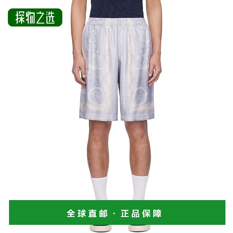 1h可退 香港直邮Versace 范思哲 男士 灰色 La Coupe des Dieux S