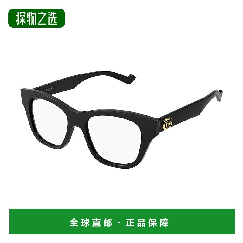 香港直邮Gucci 古驰 女士 徽标平光镜 GG0999O black黑色 舒适时