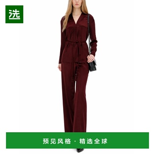 香港直邮TORY BURCH 女士衬衫 176405600 SS2026 红色 Viscose To