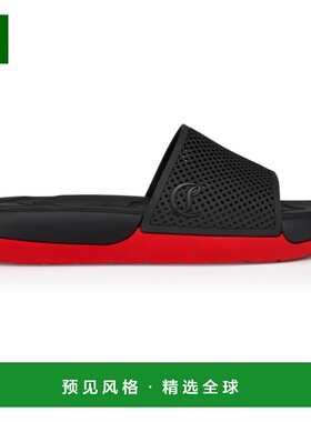 1h可退 香港直邮CHRISTIAN LOUBOUTIN 男士拖鞋 1260773BK01 SS20