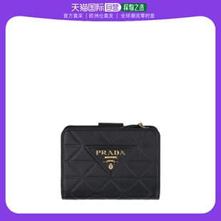 欧洲直邮prada 女士 99新未使用 钱包普拉达牛皮