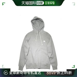 ACNE STUDIOS 同款刺绣笑脸连帽衫卫衣开衫拉链新款纯棉