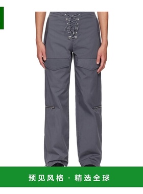 香港直邮Dion Lee 男士休闲裤 C2178PS24ASPHALT SS2024 灰色