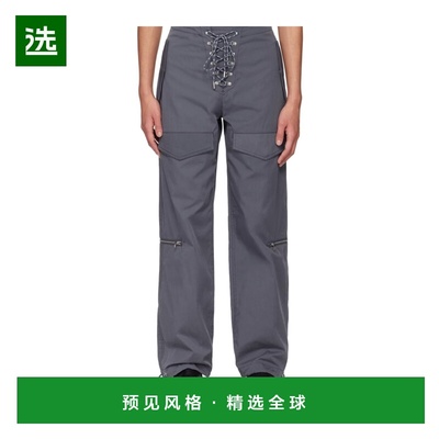 香港直邮Dion Lee 男士休闲裤 C2178PS24ASPHALT SS2024 灰色