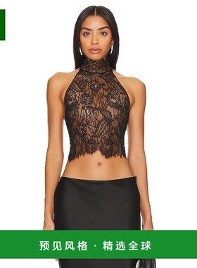 1h可退 香港直邮retrofete 女士 紫罗兰上衣 HL248386 black黑色