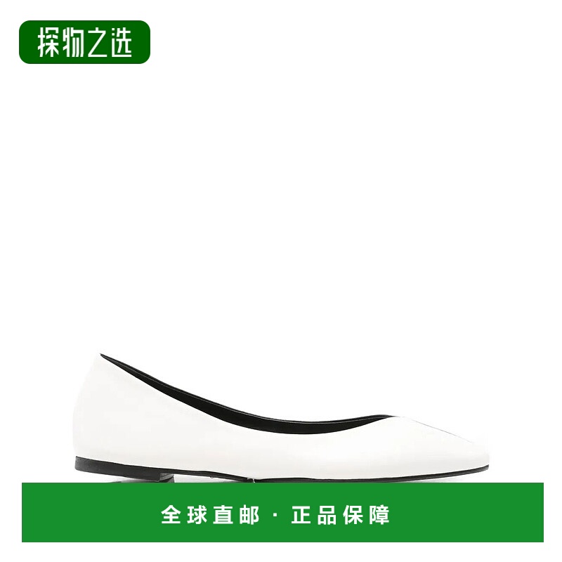 香港直邮Jacquemus 女士 LES BALLERINES OVALO 皮质芭蕾鞋(TWO-T