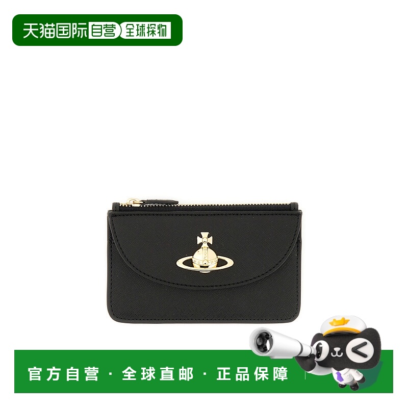 香港直邮Vivienne Westwood 球形标牌拉链卡包 5402000CWS0021