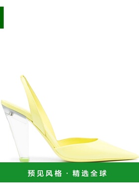 1h可退 香港直邮3JUIN 女士 鞋跟黄色高跟鞋 323S5001 yellow黄色