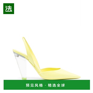 香港直邮3JUIN 323S5001 女士 跟黄色高跟鞋 yellow黄色 鞋 1h可退