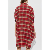 香港直邮R13 红色 SS2026 女士连衣裙 R13WR019R659B0REDPLAID