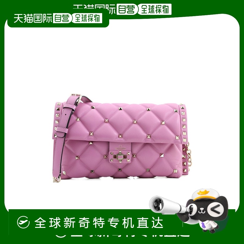 香港直邮Valentino 铆钉翻盖单肩包 WB0B83NAP华