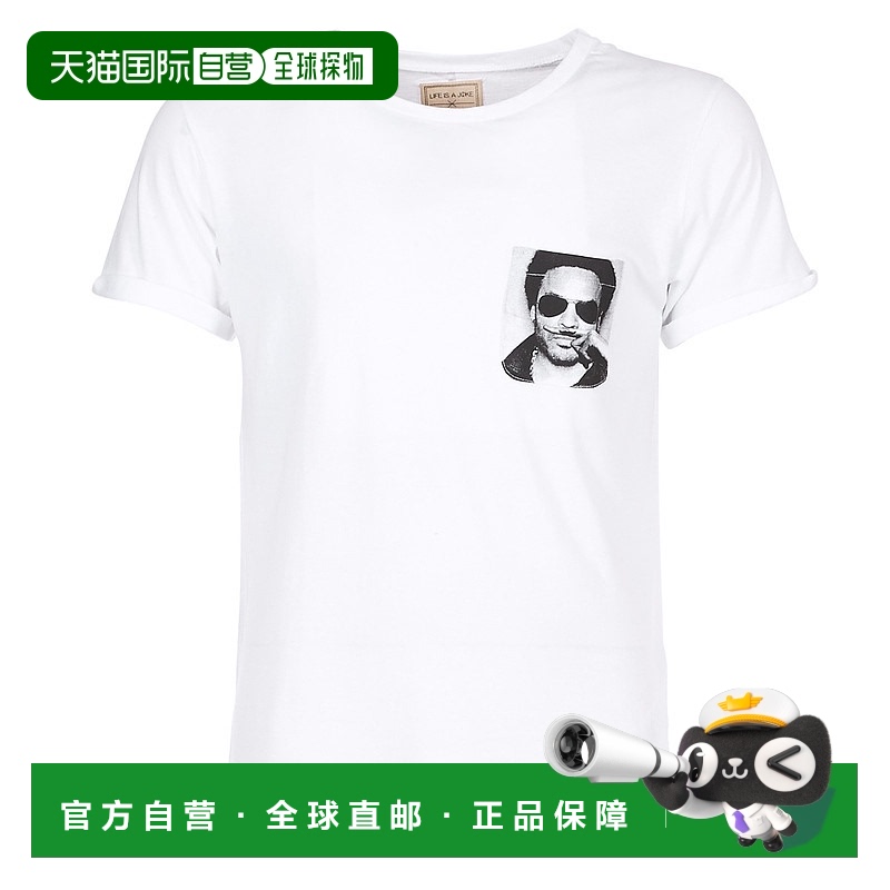 欧洲直邮Eleven Paris 男士 LENNYPOCK MEN 短袖T恤 白色