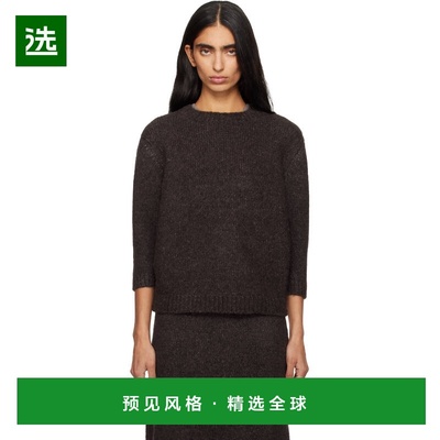 1h可退 香港直邮Lauren Manoogian 女士 棕色 Loft Baby Crewneck