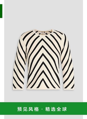 1h可退 香港直邮ZIMMERMANN 女士 Stiped 罗纹针织上衣 9775TS241