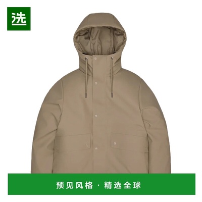 香港直邮RAINS 女士羽绒服 21490BEI AW2025 棕色 Parka