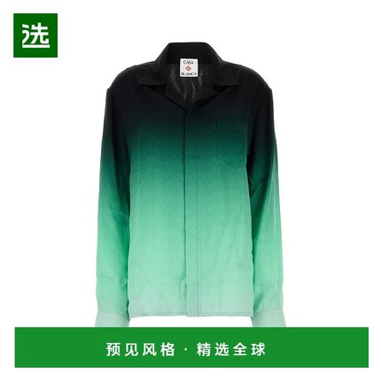 1h可退 香港直邮Casablanca 女士 多色真丝衬衫 UWPF25SH00603GRA