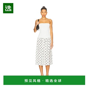 1h可退 香港直邮Weworewhat 女士 x 罗纹棉质中长连衣裙 WWD5305