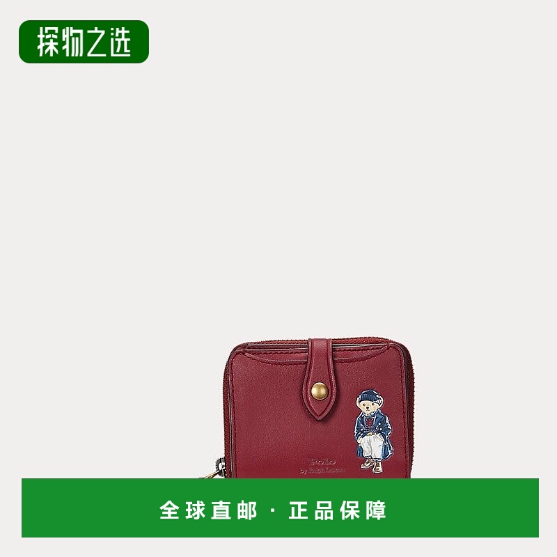自营欧洲直邮RalphLauren拉夫劳伦 PoloPolo Bear 紧凑型钱包