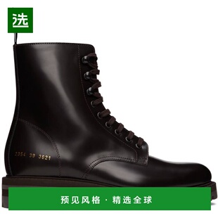 1h可退 香港直邮Common Projects 男士 棕色 Combat 踝靴 ARTICLE