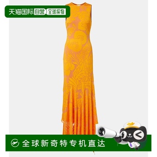 香港直邮Etro 女士 1小时内可退 艾特罗 0002 花朵露背长款 连衣裙
