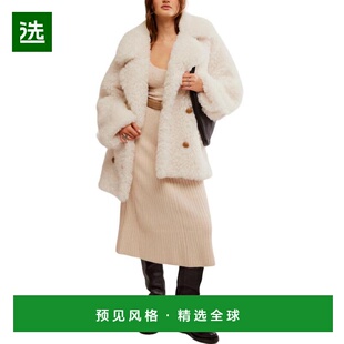 1h可退 【美国直邮】Free People Sophie Peacoat白色女士短外套