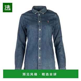 香港直邮Polo Ralph Lauren 刺绣logo牛仔衬衫 211594681长袖