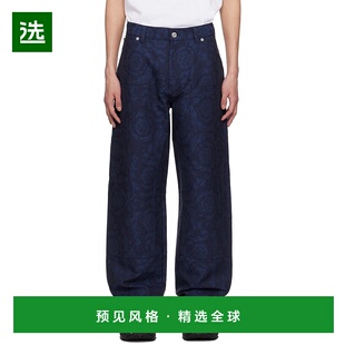 范思哲 Jacquard 男士 Barocco Carpenter 蓝色 香港直邮Versace