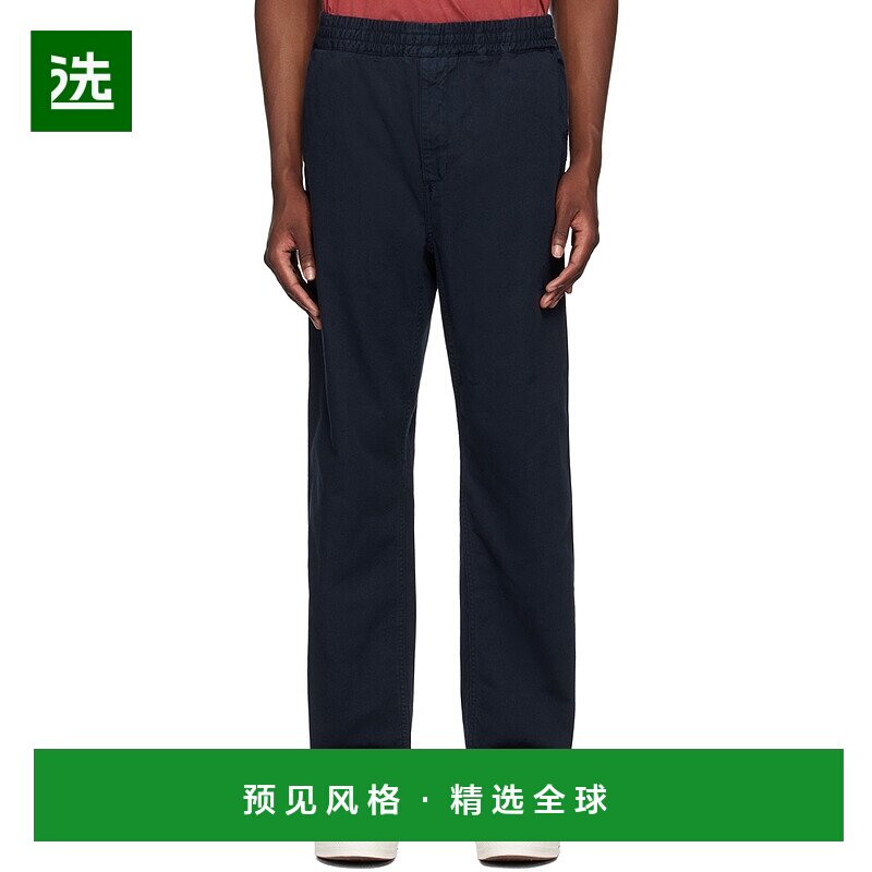 1h可退 香港直邮CARHARTT WIP 男士 海军蓝 Flint 长裤 I029919