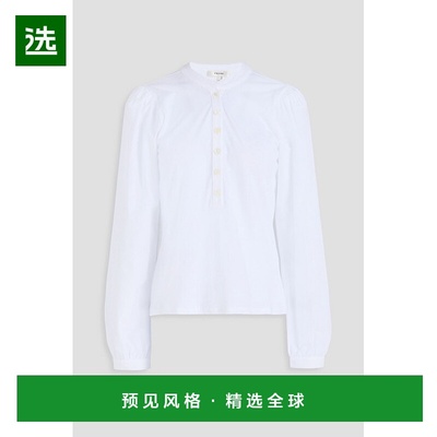 1h可退 香港直邮Frame Denim 女士 Femme 棉针织府绸上衣 WP25JKT