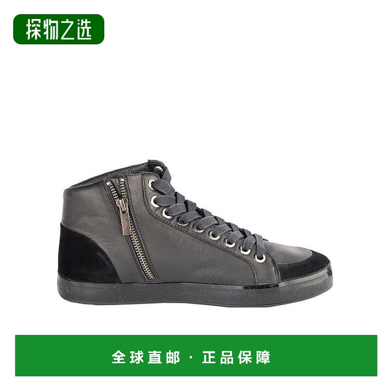香港直邮Emporio Armani 徽标休闲运动鞋 X4Z023XB496