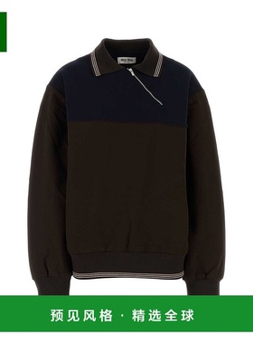 香港直邮Miu Miu 缪缪 女士 雙色 Polo 衫 MJLA01SOOO18FX卫衣