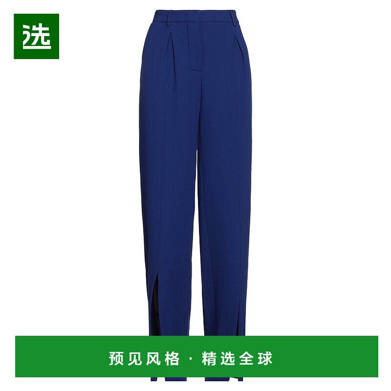 1h可退 香港直邮Off-white 女士 休闲长裤 blue蓝色 舒适时尚羊毛