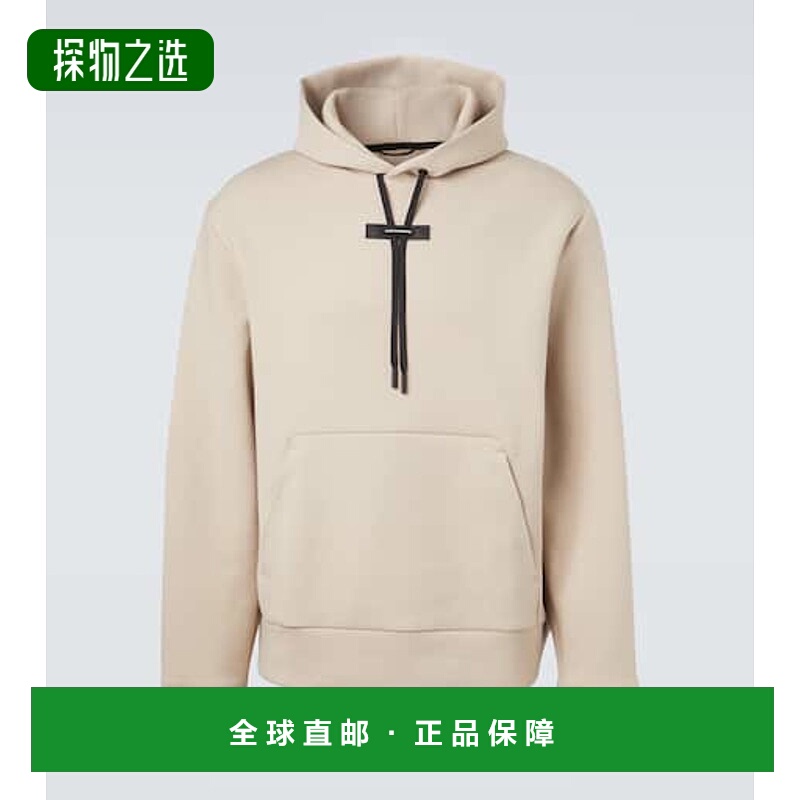 香港直邮On 男士 Focus 高科技棉混纺连帽衫 beige米色 舒适时尚