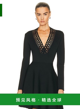 1h可退 香港直邮Alaïa 女士 Vienne V领连体衣 AA9B01943M774