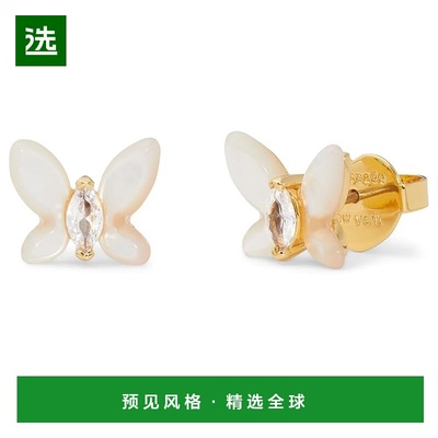 1h可退 香港直邮kate spade 凯特·丝蓓 女士 Social 蝴蝶迷你铆