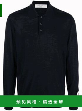 1h可退 香港直邮GOLDEN GOOSE 男士 徽标长袖polo衫 GMP01353P001