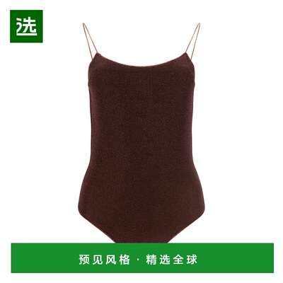 1h可退 香港直邮oseree 女士 Lumiere 紧身泳衣 LIS601CHOCOLATE