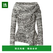 香港直邮Alberta Ferretti 女士 1h可退 交叉领圈夹克 A058351061