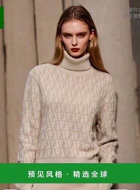 香港直邮Fendi 毛绒高领毛衣 FZXC90ATPL长袖