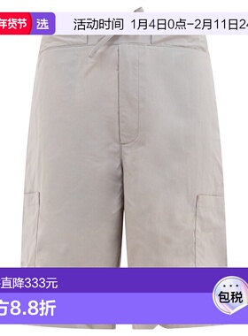 1h可退 香港直邮GR10K 男士 抽绳束腰短裤 BG112102DF29 grey灰色