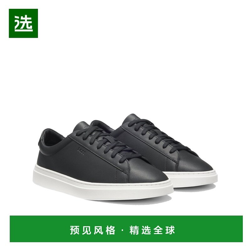 香港直邮BOSS HUGO BOSS 男士运动鞋 50552853002 SS2026 黑色,流行男鞋,时尚休闲鞋,淘宝优惠券,粉丝福利购,淘宝优惠卷