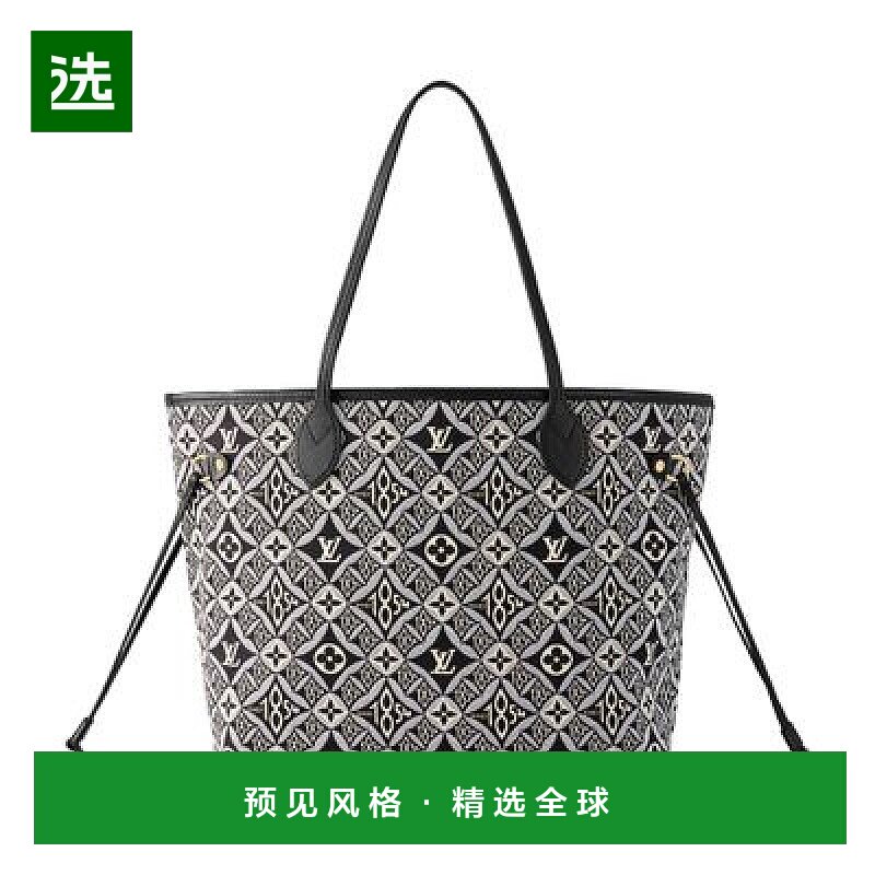 1h可退 欧洲直邮LV路易威登 Neverfull中号1854起始系列花纹手提