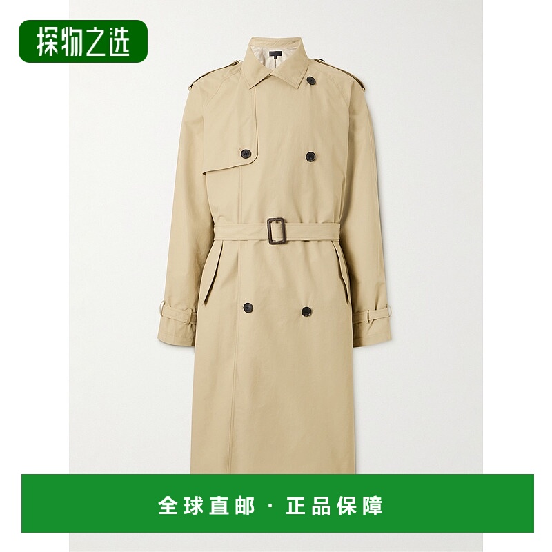 香港直邮NILI LOTAN 男士 Kieran 双排扣棉混纺大衣 21970W790KHK