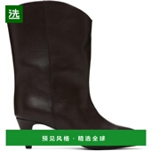美国直邮 时装 1h可退 FAR棕色Osage靴子 女鞋 靴 尖头设计