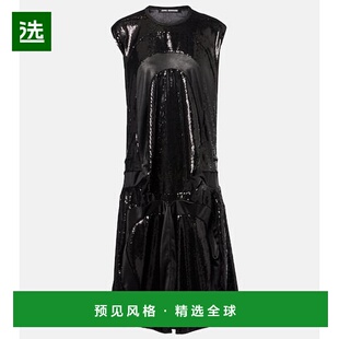 女士 渡边淳弥 珠片中长连衣裙 Watanabe 香港直邮Junya
